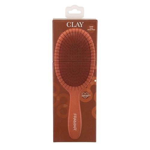 Framar Detangle Hair Brush Terra Neutrals Clay