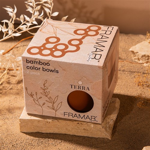 Framar Bamboo Colour Bowl Set Terra Neutrals