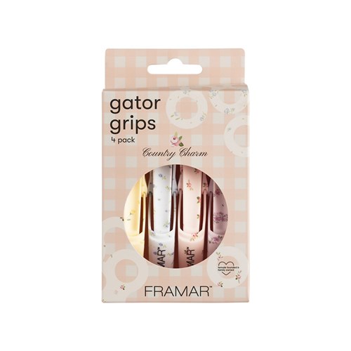 Framar Gator Grip Clips 4pk Country Charm