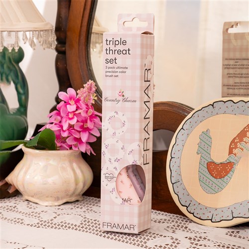 Framar Triple Threat Tint Brush Set Country Charm