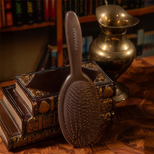 Framar Detangle Hair Brush Dark Academia Mahogany
