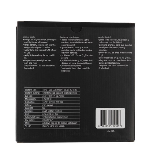 Framar Digital Scale Black