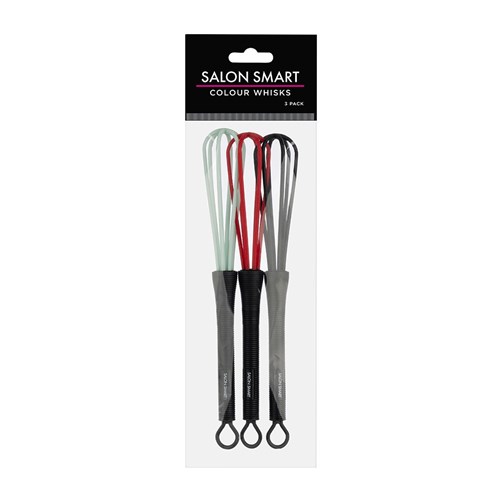 Salon Smart Hair Colour Whisks 3pk