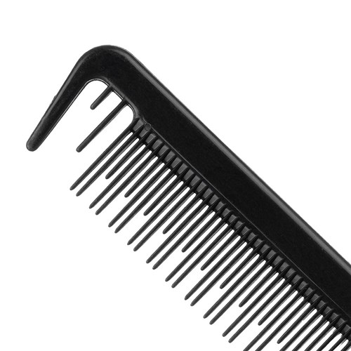 Silver Bullet Carbon Metal Tail Hair Comb