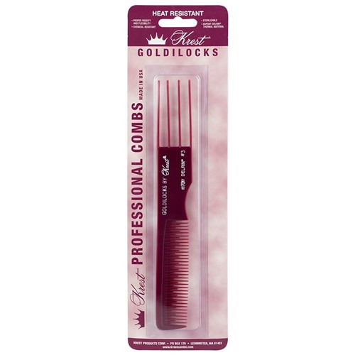 Krest Goldilocks No.3 Plastic Pin Lifter Comb
