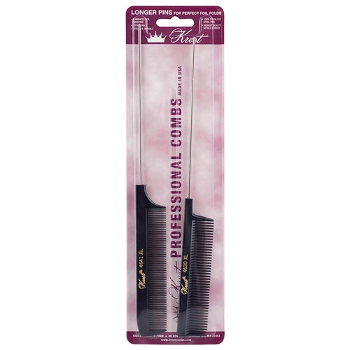 Krest Professional Foiling Hair Comb Twin Pack 