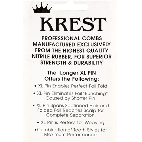 Krest Professional Foiling Hair Comb Twin Pack 