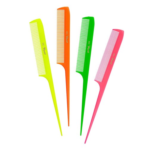 Krest Cleopatra 441 Hot Colours Plastic Tail Comb, Pale Pink