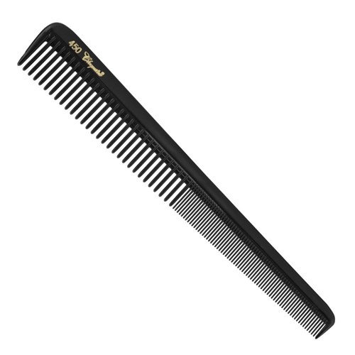 Krest Cleopatra 450 Tapered Barbers Comb in Black  
