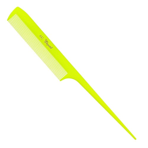 Krest Cleopatra 441 Neon Tail Hair Comb, Yellow 