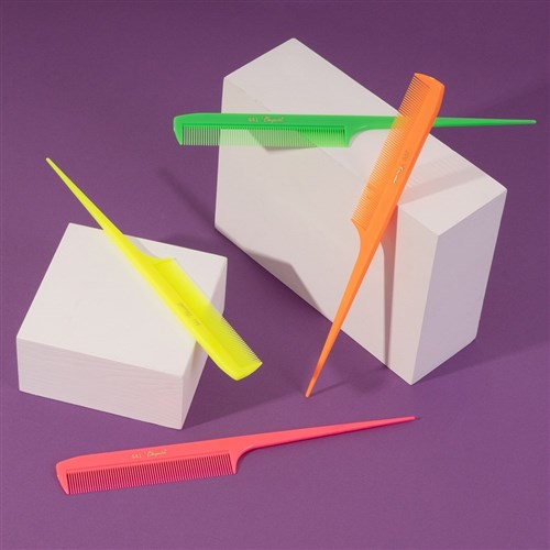 Krest Cleopatra 441 Neon Tail Hair Comb, Orange 