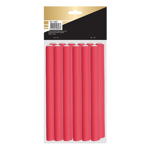 Hair FX Short Flexible Rollers Red 12pk