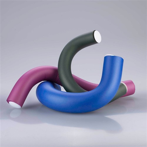 Hair FX Extra Large Flexible Rollers Maroon 3pk