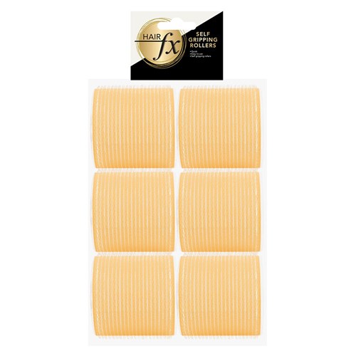 Hair FX Self Gripping 63mm Velcro Rollers, 6pk