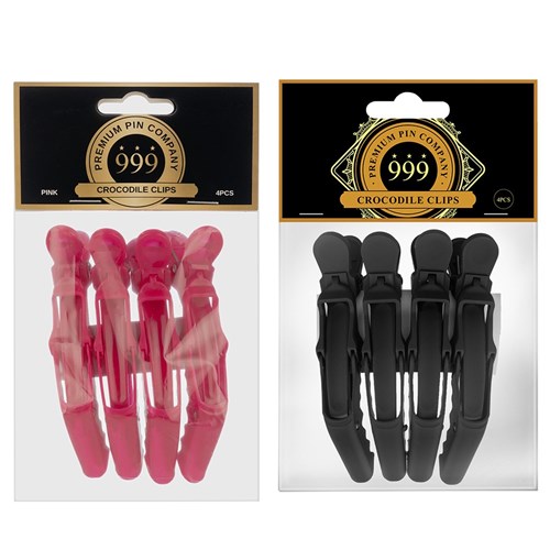 Premium Pin Company 999 Crocodile Clips Pink