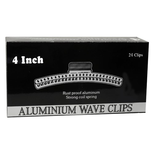 Dateline Professional 4'' Finger Wave Hair Clips, 24pk