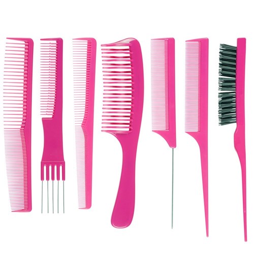 Salon Smart Folding Comb Set Pink