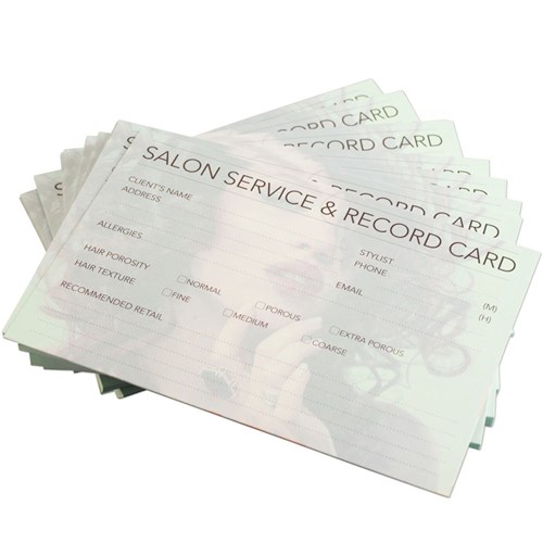 Dateline Professional Hairdressing Record Cards