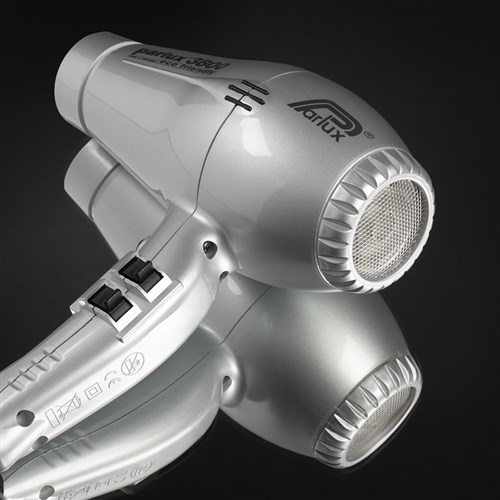 Parlux 3800 Ionic and Ceramic Hair Dryer Silver