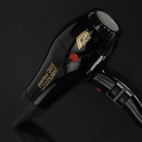 Parlux 385 Power Light Ceramic and Ionic Hair Dryer Black