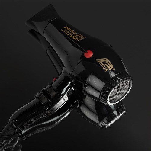 Parlux 385 Power Light Ceramic and Ionic Hair Dryer Black