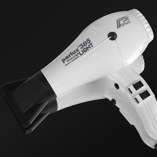 Parlux 385 Power Light Ceramic and Ionic Hair Dryer White