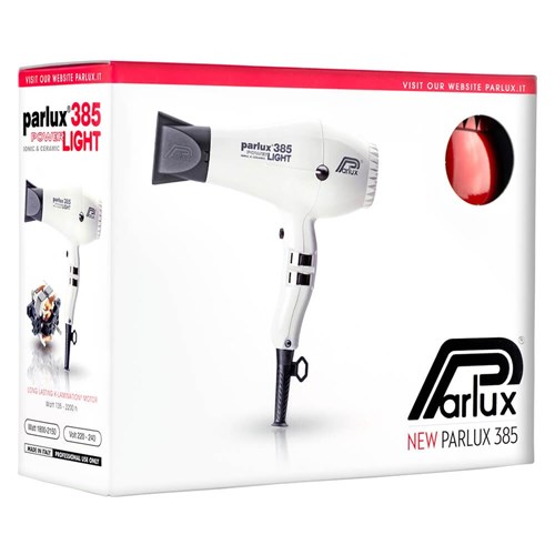 Parlux 385 Power Light Ceramic and Ionic Hair Dryer Red