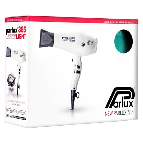 Parlux 385 Power Light Ceramic and Ionic Hair Dryer Aquamarine