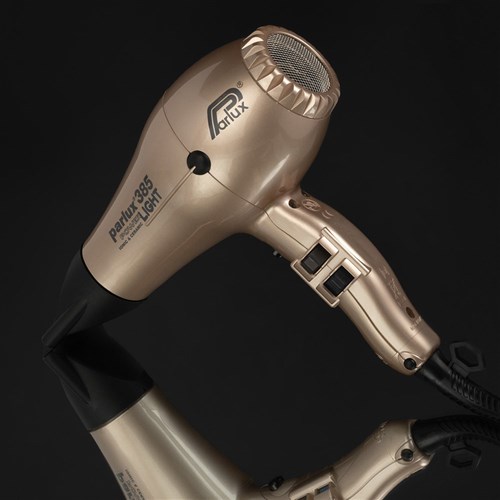 Parlux 385 Power Light Ceramic and Ionic Hair Dryer Light Gold