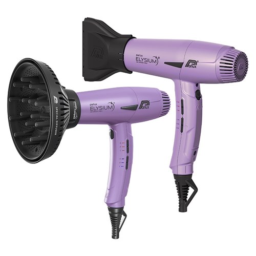 Parlux Elyisum Hair Dryer and Diffuser Lilac