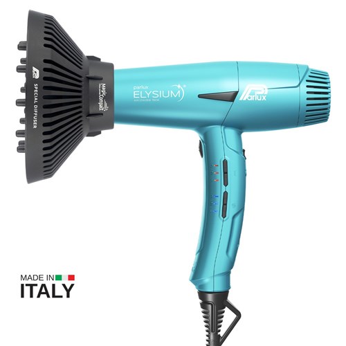 Parlux Elyisum Hair Dryer and Diffuser Blue