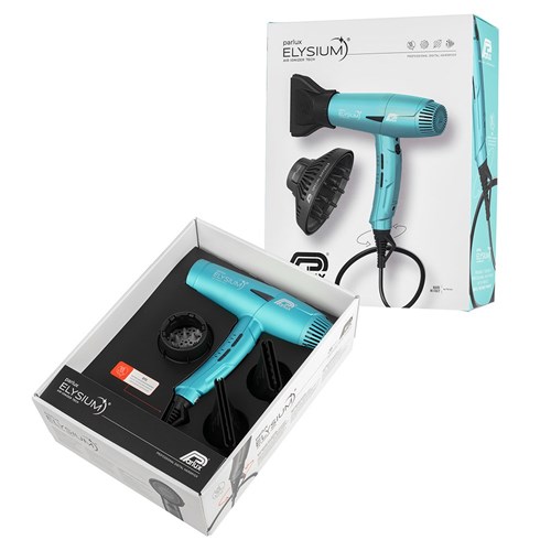 Parlux Elyisum Hair Dryer and Diffuser Blue