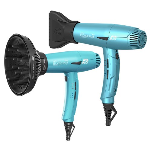 Parlux Elyisum Hair Dryer and Diffuser Blue