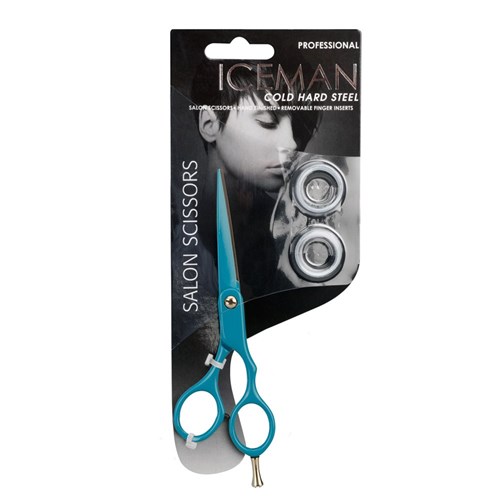 Iceman Retro 5.5” Hairdressing Scissors Blue