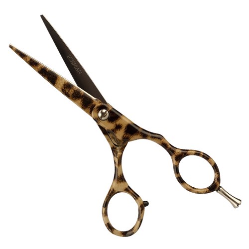 Iceman Retro 5.5” Hairdressing Scissors Leopard Print