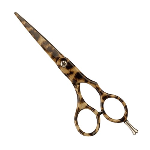 Iceman Retro 5.5” Hairdressing Scissors Leopard Print