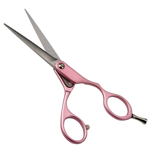 Iceman 5.5 Cool Pink Scissors - Hand Honed Blades