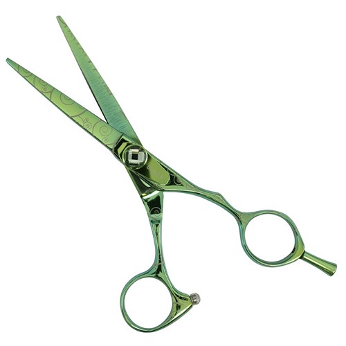 Iceman Bling Emerald 5.5" Scissors 