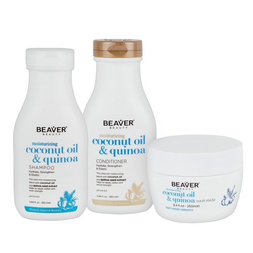 Beaver Coconut Oil Quinoa Repair and Moisture Pack