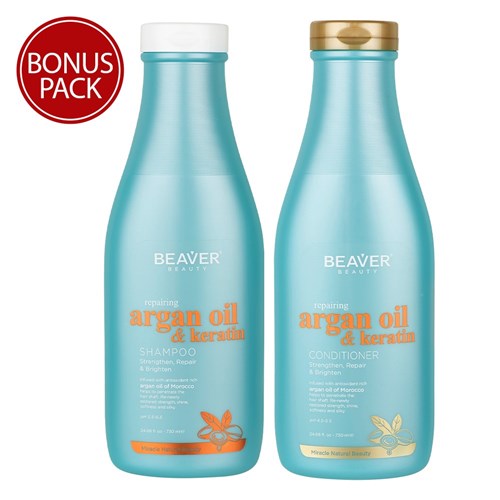 Beaver Argan Oil Keratin Repairing Duo