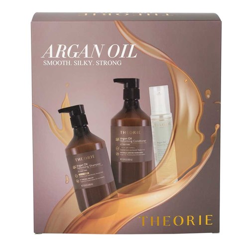 Theorie Argan Oil Smooth Silky Strong Pack