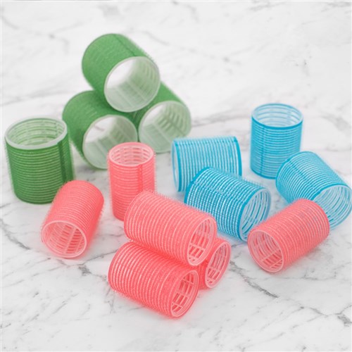 Hair FX Self Gripping 44mm Velcro Rollers, 6pk
