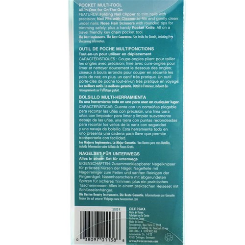 Tweezerman Pocket Grooming Multi-Tool 
