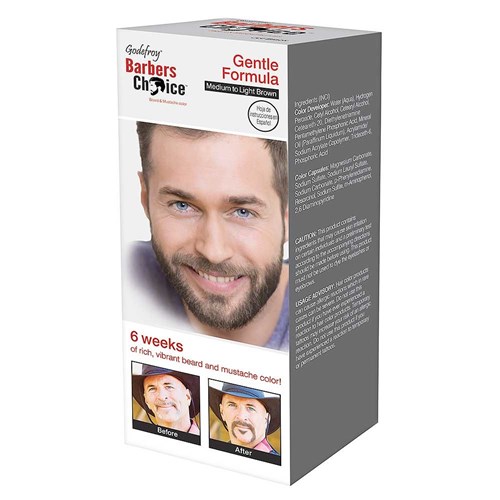 Godefroy Beard and Moustache Colour Light Brown Godefroy Beard and Moustache Colour Light Brown