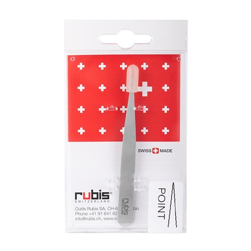 Rubis Point Tweezer Stainless Steel 