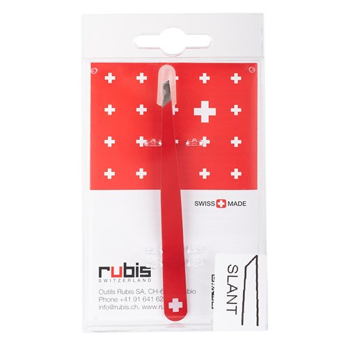 Rubis Slant Tweezer Swiss Cross  