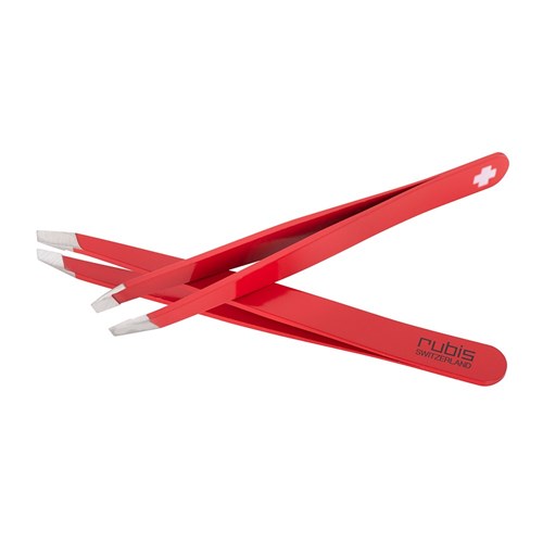 Rubis Slant Tweezer Swiss Cross  