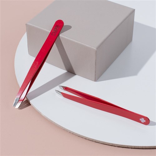 Rubis Slant Tweezer Swiss Cross  