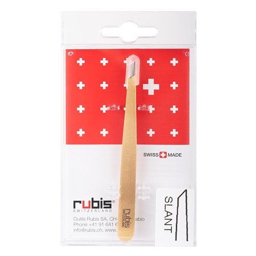 Rubis Slant Tweezer Gold 