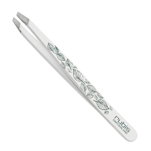 Rubis Slant Tweezer with Leaves